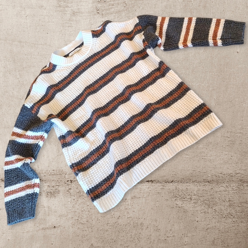 American Eagle Outfitters Striped Crewneck Sweater Size XS